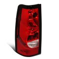 Tail Light Assembly For Chevy Silverado 1500 1500hd 2500 2500hd 3500 2003 To 2006 And 2007 Classic Driver Left Side Red Lens 