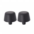 Waltyotur 2 Pcs Black Rubber Bumper Cushion Hood Bump Stop Replacement For Wrangler 1987-2018
