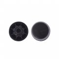 Waltyotur 2 Pcs Black Rubber Bumper Cushion Hood Bump Stop Replacement For Wrangler 1987-2018