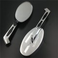 Httmt Mt027 Ttt004- Motorcycle Chrome Running Light Mirror Compatible With Kawasak Ninja All Year Model Oval Shape Suzuk