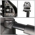 Driver Left Sdie Rear View Towing Mirror Manual Telescoping Power Adjustment Heated Glass Compatible With Chevy Silverado Gmc