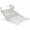 Hecasa Motorcycle Skid Plate Compatible With 2008-2023 Kawasaki Klx250 Klx300 Aluminum Silvery