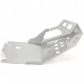 Hecasa Motorcycle Skid Plate Compatible With 2008-2023 Kawasaki Klx250 Klx300 Aluminum Silvery