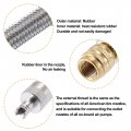 X Autohaux 4pcs 103mm 4 06 Tire Valve Stem Extension Inflator Extender Hose Universal Fit For Car Motorcycle Bicycle