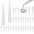 Xhbts 100 Plastic Caulking Gun Extender Nozzle Tip Tool For Sausage Caulk Nozzles Applicator Easy To Use White