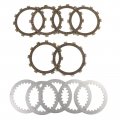 Topteng Clutch Plate Kit Disc Plates Steel Friction Fits For Yamaha Sr250g 1980 Sr250th Sr250 1981 Xt250g Xt250