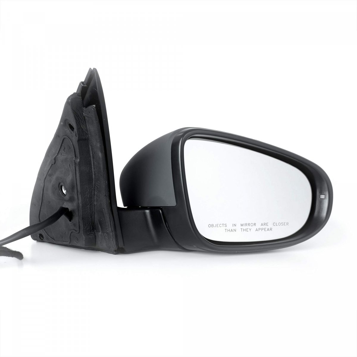 Spieg Vw1321134 Passenger Side Mirror Replacement For Volkswagen Golf 2010-2014 Power Heated Turn Signal Light Primed Cover