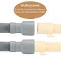 Uxcell 6 Feet Universal Wash Machine Drain Hose Extension Portable Dishwasher Discharge Replacement For Home
