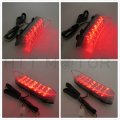Httmt Mt047- Motorcycle Led Tail Brake Light Turn Signals Compatible With 2002 2003 Yzf R1 Yzf-r1 Yzfr1 Smoke