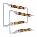 Central Michigan University Metal License Plate Frame For Front Or Back Of Car Officially Licensed Mascot 2-pack 