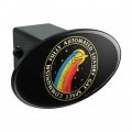 Fully Automated Luxury Gay Space Communism Funny Humor Oval Tow Trailer Hitch Cover Plug Insert