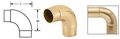 Crl Polished Brass E Z Radius 90a Corner For 1-1 2 38 1 Mm Tubing 