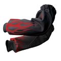 Black Stallion Bsxa Reinforced Fr Sleeves W Red Flames 