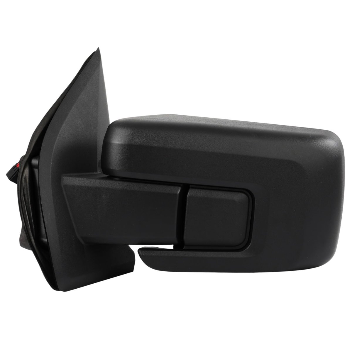 Tow Mirror 2021-2024 Ford For F150 Pickup Truck With Power Adjusted Heated Black Cap Housingtowing Driver S Side