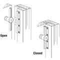 Prime-line Mp9513 Latch Shield 12 In Steel Gray In-swinging Doors Single Pack