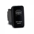 Ch4x4 Push Switch For Toyota Fj Cruiser 12v 3amp Off-road Lights Symbol White Led