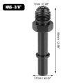 4pcs 6an Male Flare To 3 8 Fuel Tube Fitting Connector Adapter Hose Line Aluminum Alloy Black