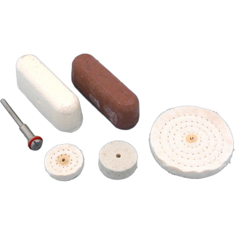 25pc Buffing Wheel Rouge Jewelers Polishing Rotary Tool