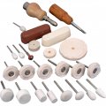 25pc Buffing Wheel Rouge Jewelers Polishing Rotary Tool 
