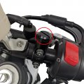 4pcs Motorcycle Mirror Hole Plugs 2 Regular Reverse M8 X 15 M8 2 Black