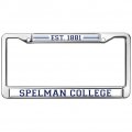 Spelman College Full Size Standard License Plate Metal Frame