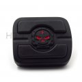 Httmt Compatible With H-d Gear Skull Brake Pedal Pad Small Softail Usa Stock Black
