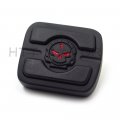 Httmt Compatible With H-d Gear Skull Brake Pedal Pad Small Softail Usa Stock Black