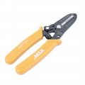 Uxcell Anti Slip Handle 20-30awg 0 25-0 80mm Wire Stripper Cutter Orange