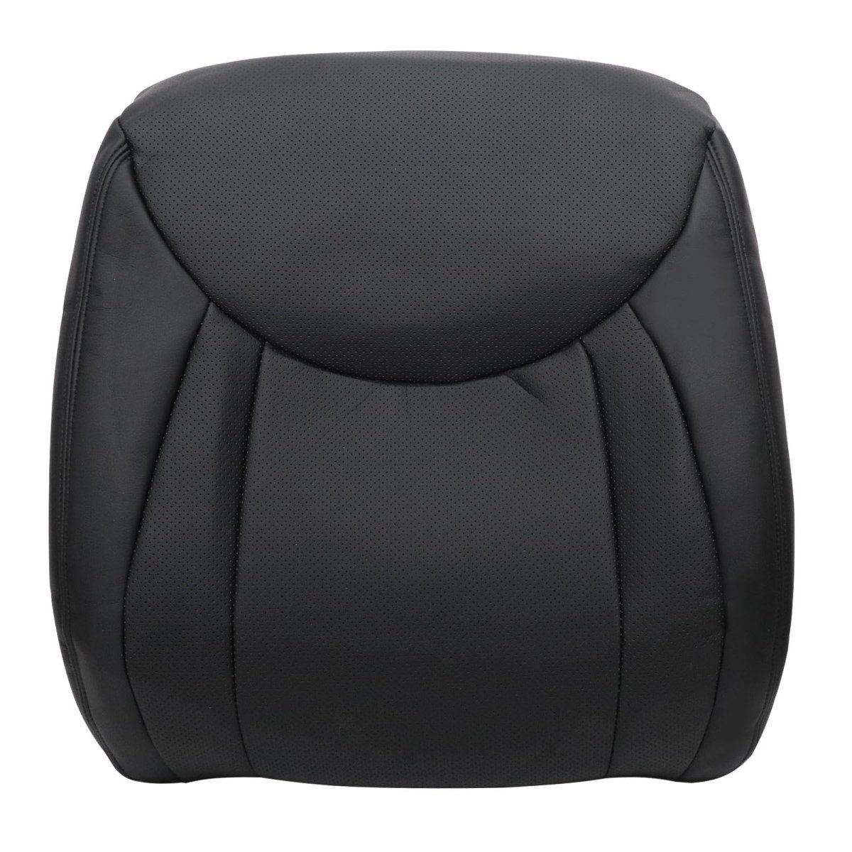 Perforated Black Front Passenger Side Lean Back Microfiber Leather Seat Cover Replacement For Lexus Ls430 2001 2002 2003 2004