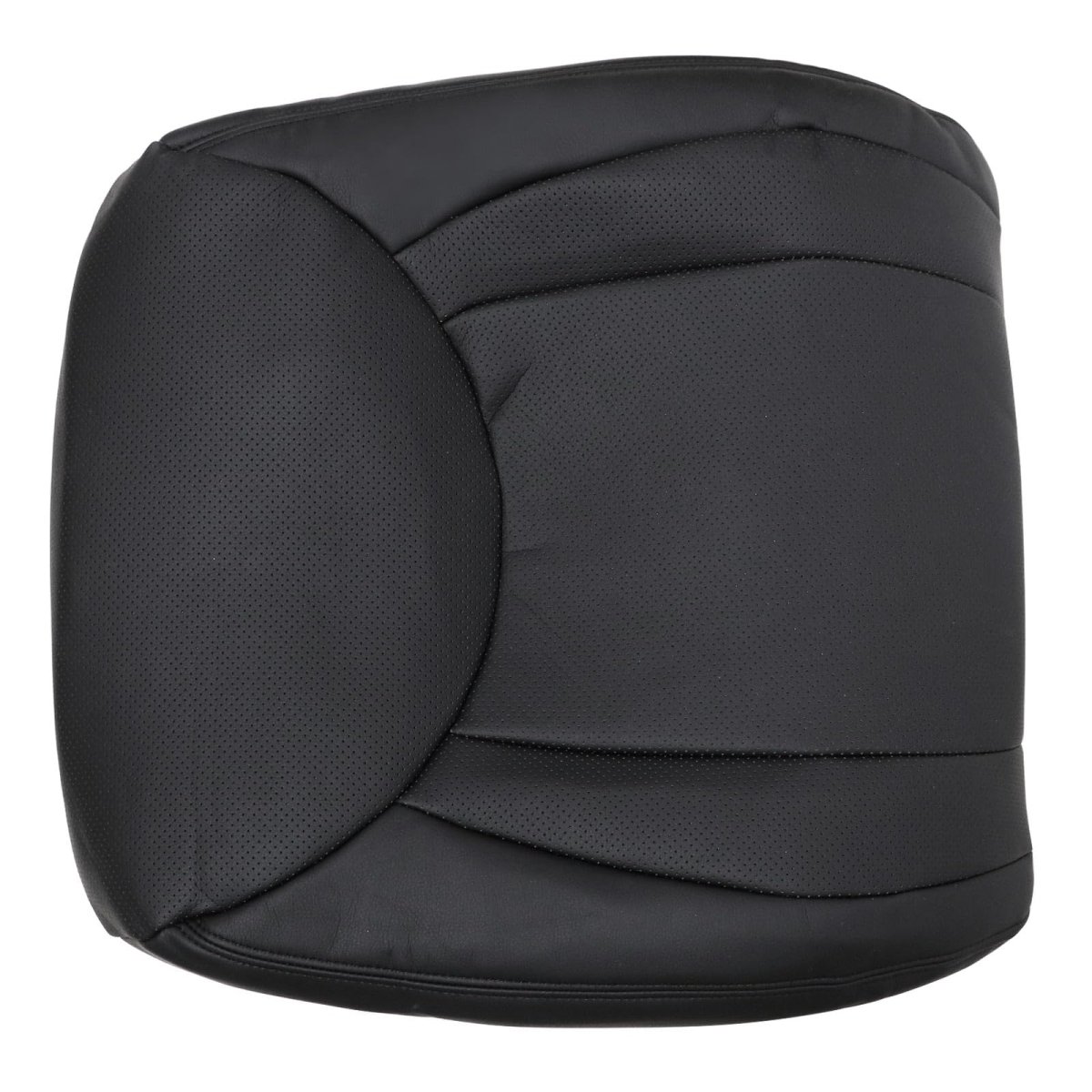 Perforated Black Front Passenger Side Lean Back Microfiber Leather Seat Cover Replacement For Lexus Ls430 2001 2002 2003 2004