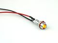 Pilotlights 12 Volt Dc Pilot Light 10mm Panel Indicator With Wiring Pigtail Yellow Led 12vdc 