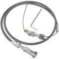 Accelerator Cable For Chevrolet 1999-2007 Ls1 Engines 4 8l 5 3l 6 0l 36 Inch Length Universal Fit Silver 