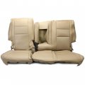 Ecotric Synthetic Leather Seat Cover Sets Compatible With 2011-2019 Jeep Grand Cherokee Front And Rear Car Protectors Light