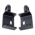 2 Pcs Front Demon Tow Hook Brackets Black Replacement For Ta-co-ma 2009-2023 Without D-ring Shackle 