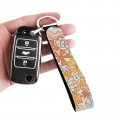 Fuibeng Vintage Daisy Groovy Flower Auto Seat Cover For Women 12 Pcs Abstract Boho Blossom Car Steering Wheel Coaster Seatbelt