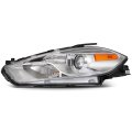 Headlight Assembly Left Replacement For 2013-2016 Dodge Dart Clear Lens Amber Reflector 68081389al Ch2518143 