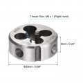 Uxcell Round Threading Dies Metric M8 X 1 Thread Right Hand High Speed Steel Hss Screw Cutting Die Repair Tool