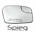 Spieg Side Mirror Glass For Fusion Mkz 2011-2012 Milan 2011 Non-heated With Backing Plate Passenger