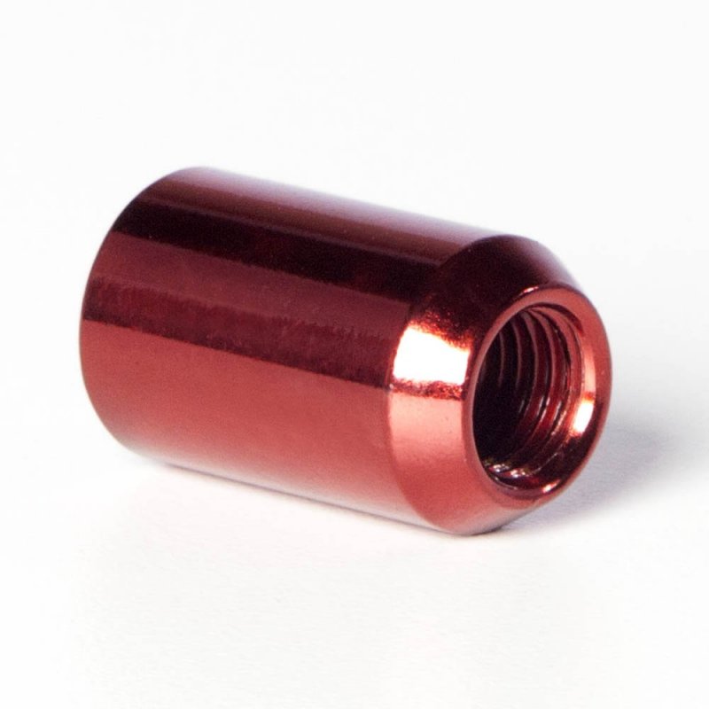Circuit Performance Tuner Key Acorn Lug Nuts Red 12x1 25 Forged Steel 20pc Tool