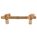 Vicenza Designs K1127 Palmaria Bamboo Knot Pull 3-inch Polished Gold 