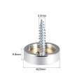 Uxcell Mirror Screws Decorative Cap Cover Nails Polished Stainless Steel 20mm 8pcs