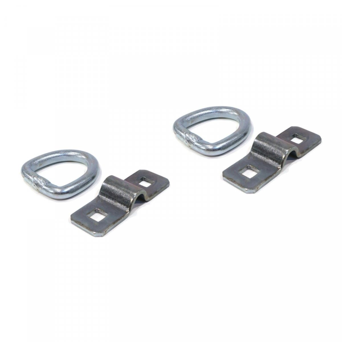 2-pack 3 8 Steel D Rings Clips Tie Down Rope Chain 5000 Car Truck Motorcycle