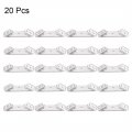 Uxcell Cabinet Cupboard Stainless Steel Flange Corner Brace Trapeziform Angle Brackets 20pcs