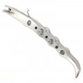 Httmt Mt263-001- Chrome Exotic Kickstand Side Stand Compatible With 2006-2014 Suzuki Boulevard M109r
