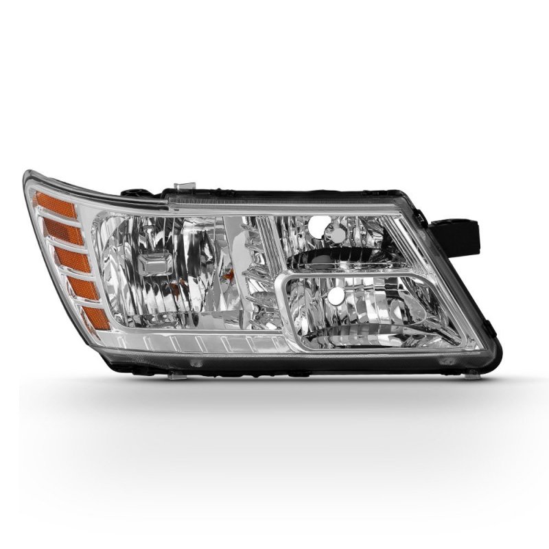 2009-2020 Dodge Journey Replacement Headlight Headlamp With Chrome Trim Passenger Side Only