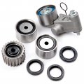 Timing Belt Kit Including Water Pump With Gasket Tensioner Bearing Etc Ocpty Compatible For 2005 2006 Saab 9-2x 1999 2000 2001