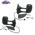 Tom Pair Of Power Folding Extendable Towing Mirrors For 1999-2007 Ford F-250 F-350 Super Duty Excursion 3c3z17682daa