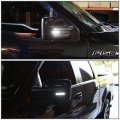 Chrome Housing White Smd Led Turn Signal Light Compatible With 09-14 Ford F150 Towing Side Mirror