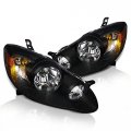 Instyleparts Clear Lens Headlights With Black Housing Made For And Corolla 