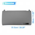 Uxcell Dash Glove Box Door Lid Cover For Audi A4 S4 2001-2008 Compartment No 8e1857124a Gray